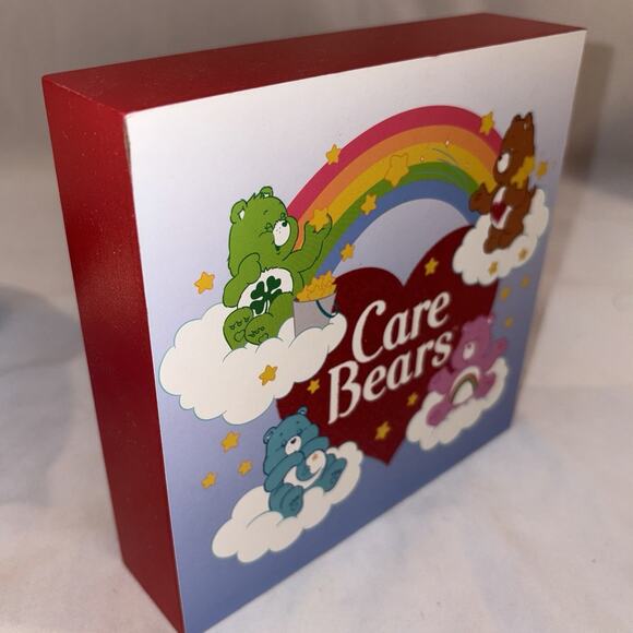 Care Bears Bundle: Lip Balm Set of 4, Wooden Shelf Sign AND String Lights NEW - Picture 6 of 9